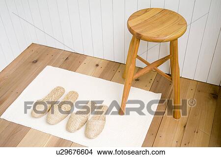 Slippers on mat View Large Photo Image Picture - Slippers on mat. Fotosearch