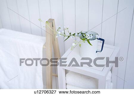 Towel on rack View Large Photo Image Stock Photo - Towel on rack. Fotosearch