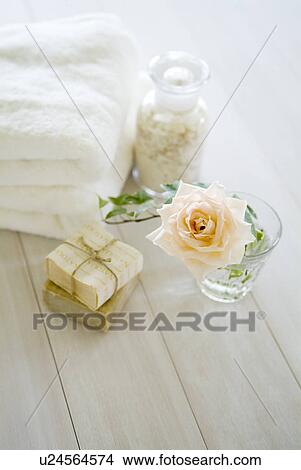 Towels and soaps View Large Photo Image Picture - Towels and soaps. Fotosearch
