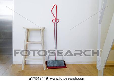 Broom and dustpan View Large Photo Image Stock Photo - Broom and dustpan. Fotosearch