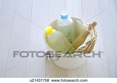 Household cleaning tools View Large Photo Image Stock Photo - Household cleaning tools. Fotosearch