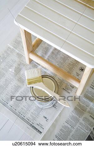 Paint brush and paint can View Large Photo Image Picture - Paint brush and paint can. Fotosearch