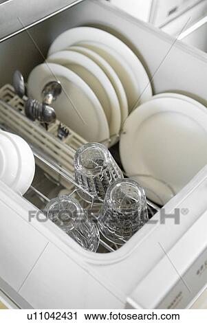 Plates in dishwasher View Large Photo Image Stock Image - Plates in dishwasher. Fotosearch