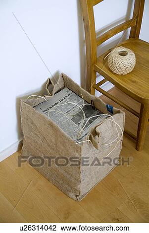 Stack of newspapers in hemp bag View Large Photo Image Stock Image - Stack of newspapers in hemp bag. Fotosearch