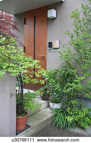 Entrance door View Large Photo Image Stock Image - Entrance door. Fotosearch