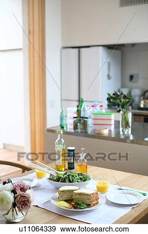Kitchen View Large Photo Image Stock Photo - Kitchen. Fotosearch