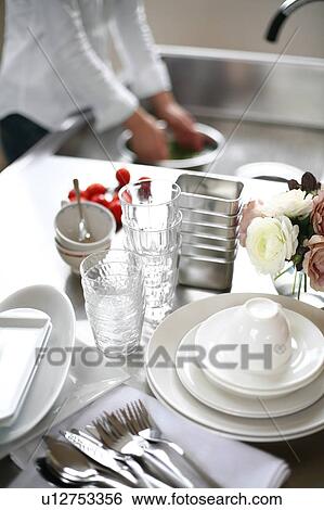 Kitchen View Large Photo Image Stock Photograph - Kitchen. Fotosearch
