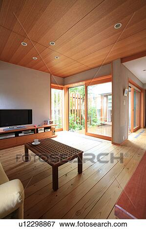 Living Room View Large Photo Image Stock Photo - Living Room. Fotosearch