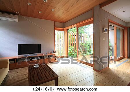 Living Room View Large Photo Image Stock Photo - Living Room. Fotosearch