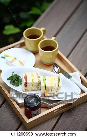 Sandwiches on plate View Large Photo Image Stock Photo - Sandwiches on plate. Fotosearch