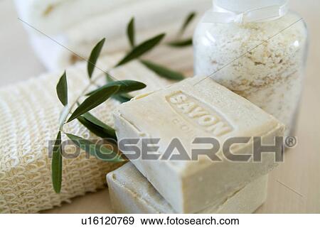 Stock Photo - Bath items. Fotosearch