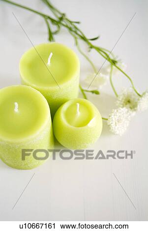 Candles and flower View Large Photo Image Stock Image - Candles and flower. Fotosearch