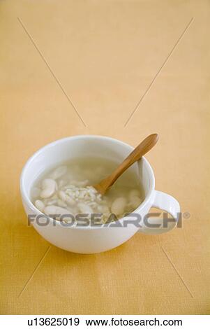 Congee with haricot beans View Large Photo Image Stock Photo - Congee with haricot beans. Fotosearch