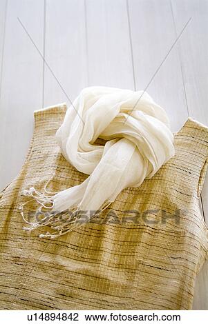 Stock Image - Scarf and dress. Fotosearch