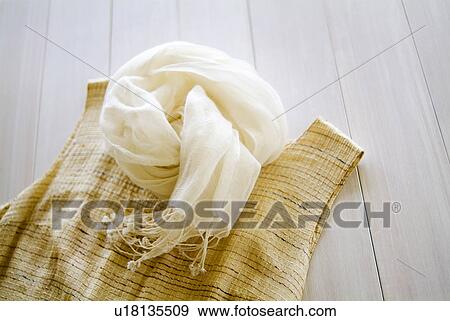 Stock Photo - Scarf and dress. Fotosearch