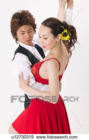 Young couple dancing salsa View Large Photo Image Stock Photo - Young couple dancing salsa. Fotosearch