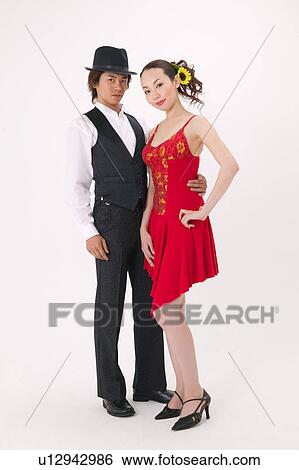Young couple dancing salsa View Large Photo Image Stock Photograph - Young couple dancing salsa. Fotosearch