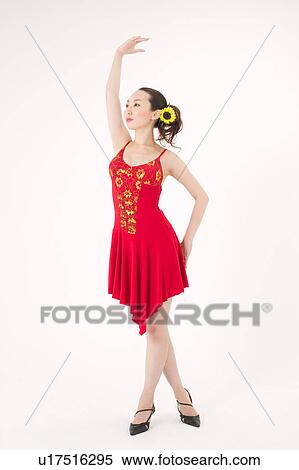 Young woman dancing salsa View Large Photo Image Stock Photography - Young woman dancing salsa. Fotosearch