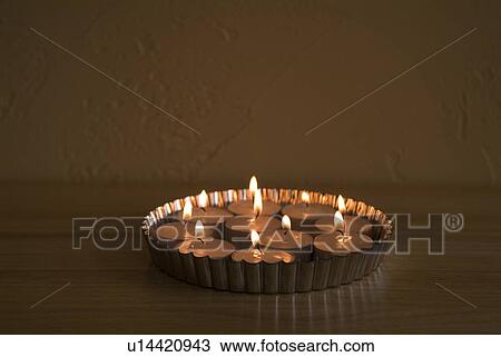 Stock Image - Candles. Fotosearch