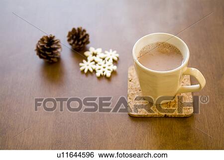 Stock Photograph - Cup of hot chocolate. Fotosearch