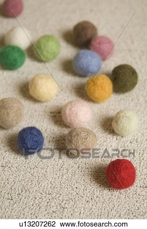 Felt balls View Large Photo Image Stock Image - Felt balls. Fotosearch