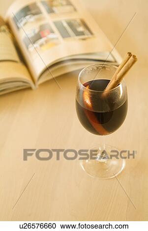 Glass of mulled wine View Large Photo Image Stock Image - Glass of mulled wine. Fotosearch