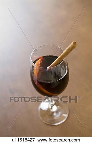 Glass of mulled wine View Large Photo Image Stock Photo - Glass of mulled wine. Fotosearch