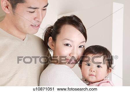 Family with baby View Large Photo Image Stock Image - Family with baby. Fotosearch