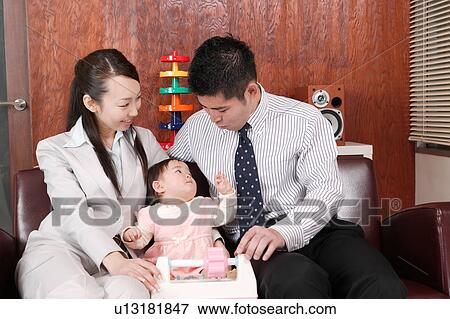 Family with baby View Large Photo Image Stock Photo - Family with baby. Fotosearch