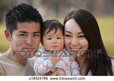 Family with baby View Large Photo Image Stock Photograph - Family with baby. Fotosearch