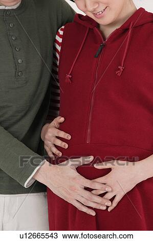 Pregnant couple View Large Photo Image Stock Image - Pregnant couple. Fotosearch