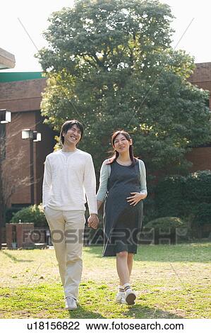 Pregnant couple View Large Photo Image Stock Image - Pregnant couple. Fotosearch