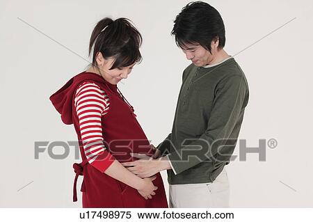 Pregnant couple View Large Photo Image Stock Photography - Pregnant couple. Fotosearch
