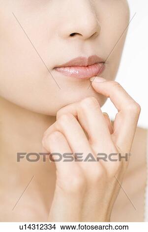 Young woman, close-up View Large Photo Image Picture - Young woman, close-up. Fotosearch