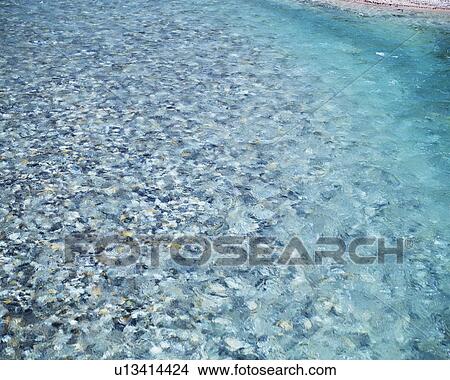 Picture - Surface of river. Fotosearch