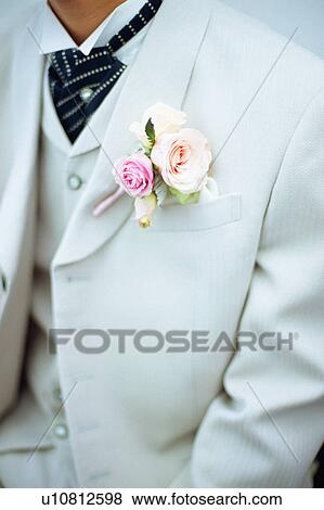 Stock Photo - Midsection of a groom. Fotosearch