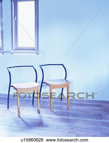 Two chairs on floor View Large Photo Image Stock Photograph - Two chairs on floor. Fotosearch