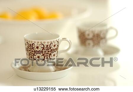 Stock Photography - A pair of coffee cup. Fotosearch