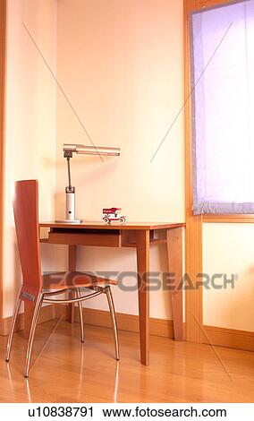 Desk in a room View Large Photo Image Stock Image - Desk in a room. Fotosearch