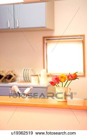Roses in a cup View Large Photo Image Stock Photo - Roses in a cup. Fotosearch