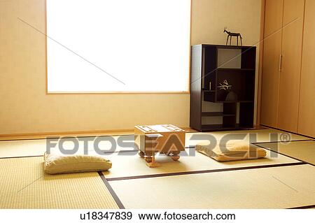 Tatami room View Large Photo Image Stock Photo - Tatami room. Fotosearch