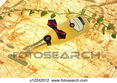 A bottle of champagne with bow tie View Large Photo Image Stock Image - A bottle of champagne with bow tie. Fotosearch