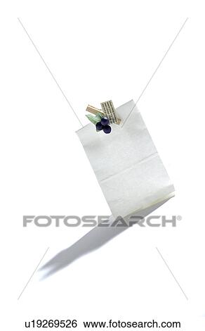 A single paper bag View Large Photo Image Stock Photograph - A single paper bag. Fotosearch