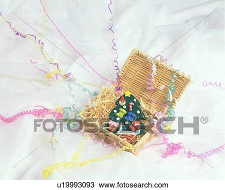 Stock Image - Christmas cookie in a box. Fotosearch