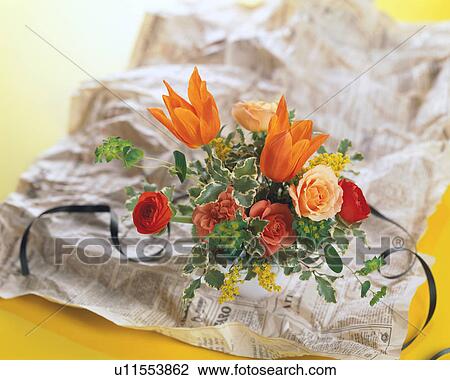 Flower bouquet (ranunculus aquatilis, acacia baileyana) View Large Photo Image Stock Image - Flower bouquet (ranunculus aquatilis, acacia baileyana) . Fotosearch