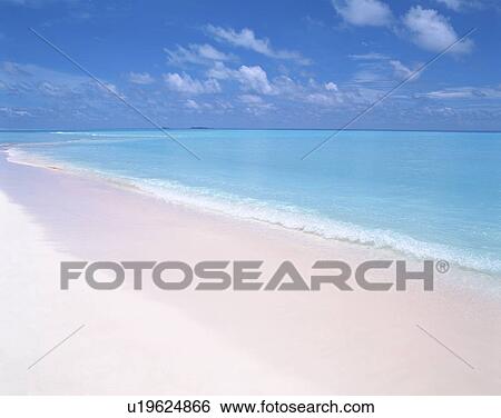 Stock Photograph - Placid seascape in Maldives. Fotosearch