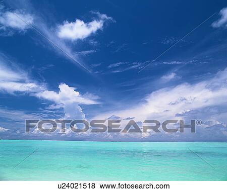 Seascape in Maldives View Large Photo Image Stock Photo - Seascape in Maldives. Fotosearch