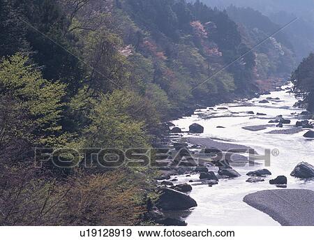 Akikawa Valley, Japan View Large Photo Image Stock Photo - Akikawa Valley, Japan. Fotosearch