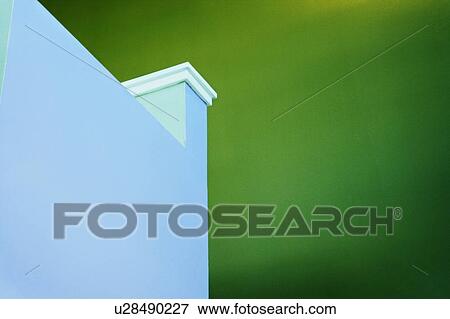 Architectural detail of brightly colored walls View Large Photo Image Stock Photo - Architectural detail of brightly colored walls. Fotosearch