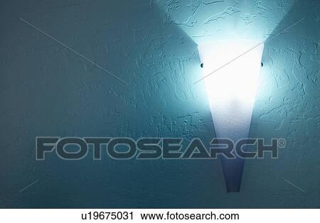 Blue wall with bright light View Large Photo Image Stock Image - Blue wall with bright light. Fotosearch